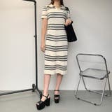 ボーダーポロシャツワンピース | non-hedge | 詳細画像11