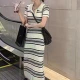 ボーダーポロシャツワンピース | non-hedge | 詳細画像8