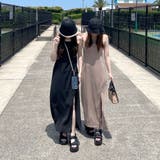 スリットロングキャミワンピース | non-hedge  | 詳細画像2 