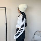 ★WEB限定★ラインZIPスタンドプレート付きショートトップス | non-hedge  | 詳細画像9 