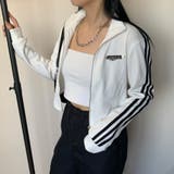 ★WEB限定★ラインZIPスタンドプレート付きショートトップス | non-hedge  | 詳細画像11 