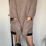 袖ZIPニットチュニック | non-hedge | 詳細画像15