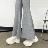 ウエストロゴカットフレアパンツ | non-hedge | 詳細画像26