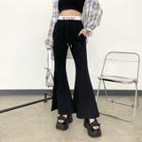 ウエストロゴカットフレアパンツ | non-hedge | 詳細画像6