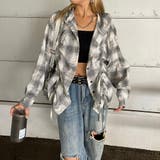 チェックフードドロストシャツ | non-hedge | 詳細画像10