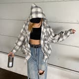 チェックフードドロストシャツ | non-hedge | 詳細画像11