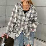 チェックフードドロストシャツ | non-hedge | 詳細画像14