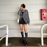 チェックフードドロストシャツ | non-hedge | 詳細画像15