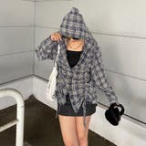 チェックフードドロストシャツ | non-hedge | 詳細画像17