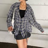 チェックフードドロストシャツ | non-hedge | 詳細画像18