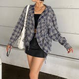 チェックフードドロストシャツ | non-hedge | 詳細画像21