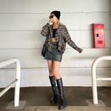 チェックフードドロストシャツ | non-hedge | 詳細画像23