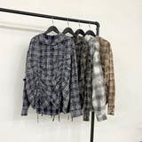 チェックフードドロストシャツ | non-hedge | 詳細画像43