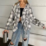 チェックフードドロストシャツ | non-hedge | 詳細画像8