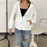 オフホワイト | ストーンZIPパーカー | non-hedge 