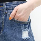ダメージデニムショートパンツ レディース ファッション | non-hedge | 詳細画像25