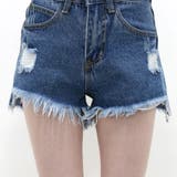 ダメージデニムショートパンツ レディース ファッション | non-hedge | 詳細画像28