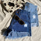 ダメージデニムショートパンツ レディース ファッション | non-hedge | 詳細画像29