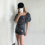 ダメージデニムショートパンツ レディース ファッション | non-hedge | 詳細画像15