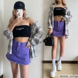 フェイクスカートデニムショートパンツ レディース ファッション | non-hedge | 詳細画像5