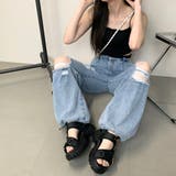 ダメージデニムカーゴパンツ | non-hedge | 詳細画像12