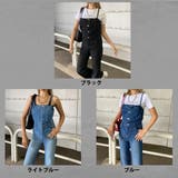 デニムフレアオールインワン | non-hedge | 詳細画像45