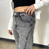 切替デニムフレアパンツ | non-hedge | 詳細画像6