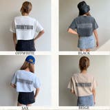 バックロゴクロップド丈Tシャツ レディース ファッション | non-hedge | 詳細画像21