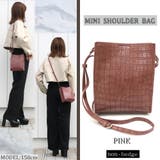 ピンク | スクエアミニショルダーバッグ レディース ファッション | non-hedge 