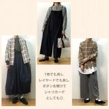 チェックチャイナボタンブラウス レディース ファッション | non-hedge | 詳細画像2