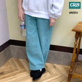 グリーン | 裏起毛コーデュロイワイドパンツ レディース ファッション | non-hedge
