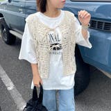 リボンレースかぎ編みベスト | non-hedge | 詳細画像16