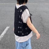 リボンレースかぎ編みベスト | non-hedge | 詳細画像8