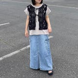 リボンレースかぎ編みベスト | non-hedge | 詳細画像11