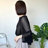 ★WEB限定★スリーブスリットメッシュプルオーバー | non-hedge | 詳細画像11