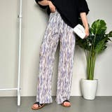 セルフカット柄プリーツパンツ | non-hedge | 詳細画像18