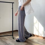 セルフカット柄プリーツパンツ | non-hedge | 詳細画像1