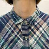 スラブチェックシャツチュニック レディース ファッション | non-hedge | 詳細画像12