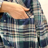 スラブチェックシャツチュニック レディース ファッション | non-hedge | 詳細画像14