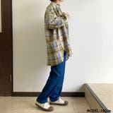 スラブチェックシャツチュニック レディース ファッション | non-hedge | 詳細画像6