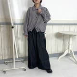 デニム切替ワイドパンツ | non-hedge | 詳細画像5