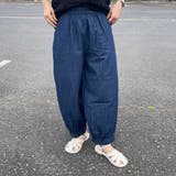 裾スモッキングパンツ | non-hedge | 詳細画像13