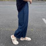 裾スモッキングパンツ | non-hedge | 詳細画像15