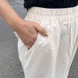 裾スモッキングパンツ | non-hedge | 詳細画像25
