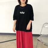 ロゴ箔プリントBIGTシャツ | non-hedge | 詳細画像12