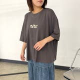 ロゴ箔プリントBIGTシャツ | non-hedge | 詳細画像21