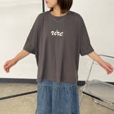 ロゴ箔プリントBIGTシャツ | non-hedge | 詳細画像22