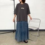 ロゴ箔プリントBIGTシャツ | non-hedge | 詳細画像25