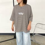 ロゴ箔プリントBIGTシャツ | non-hedge | 詳細画像2