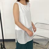 裾布帛タンクトップ | non-hedge | 詳細画像18